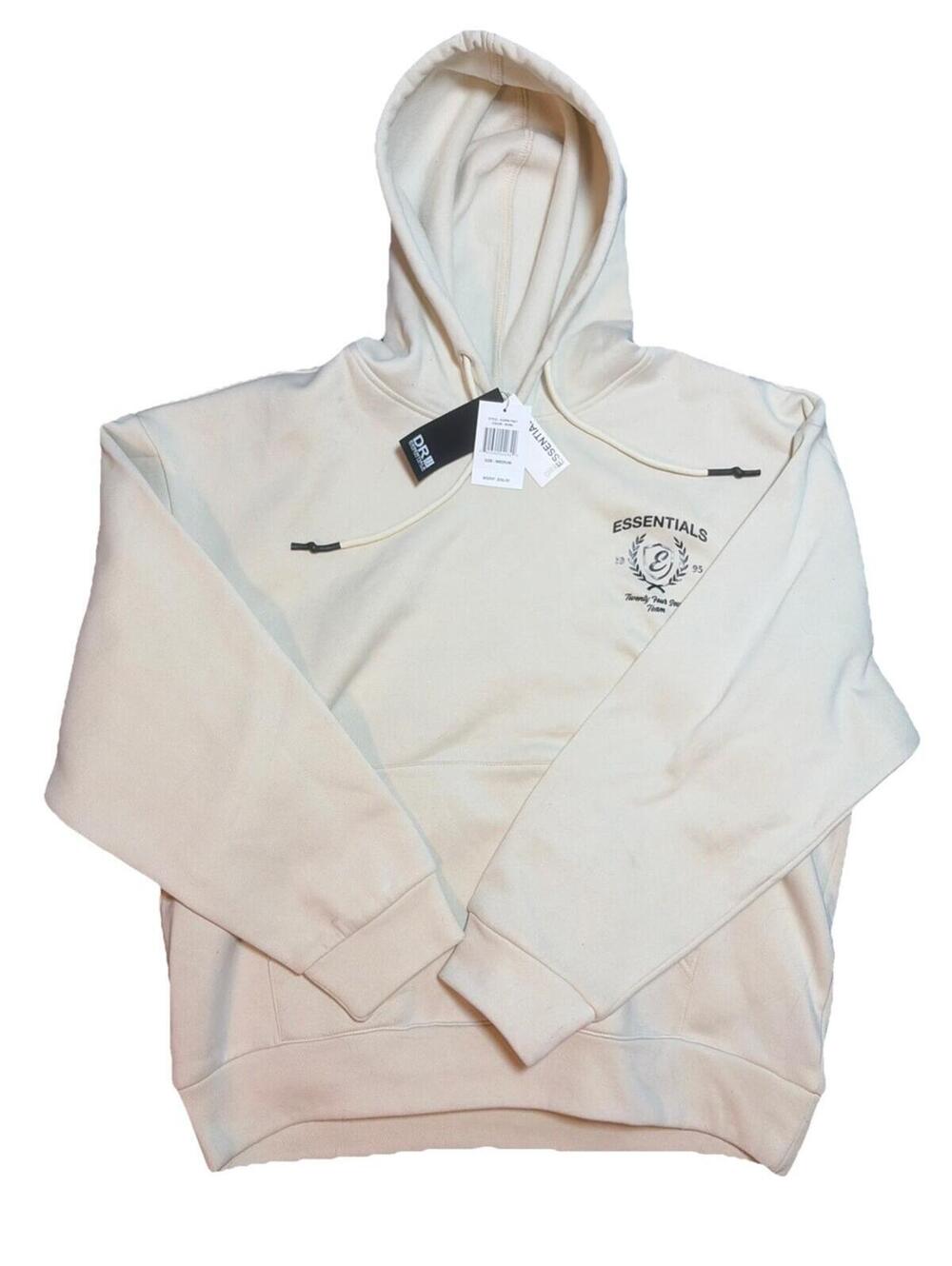 Fear Of God Essentials Hoodie Mens Medium New NWT Fleece Oversized Sweatshirt